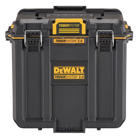 DeWalt ToughSystem 2.0 15.3 in. Deep Half Tool Box Black/Yellow