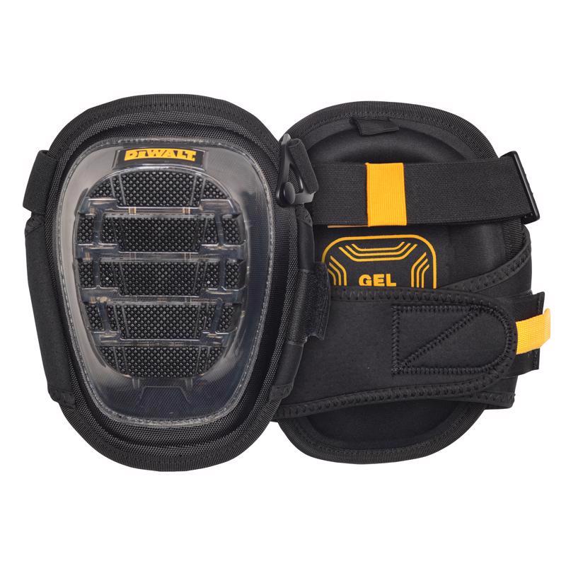 DeWalt 9.3 in. L X 7.25 in. W Gel/Thermoplastic Elastomers Stabilized Knee Pads Black/Yellow One Siz