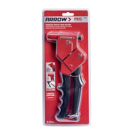 Arrow Metal Headless Rivet Tool Black/Red 1 pc