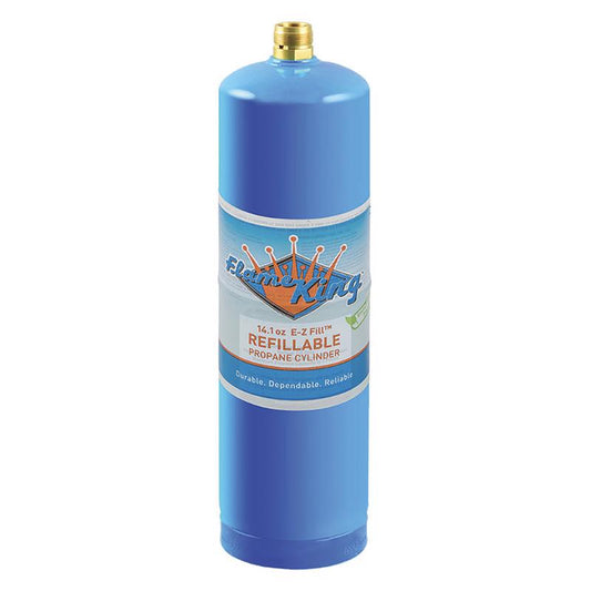 Flame King 2.75 in. L X 2.75 in. W 14.1 oz Propane Cylinder Steel 1 pc Propane