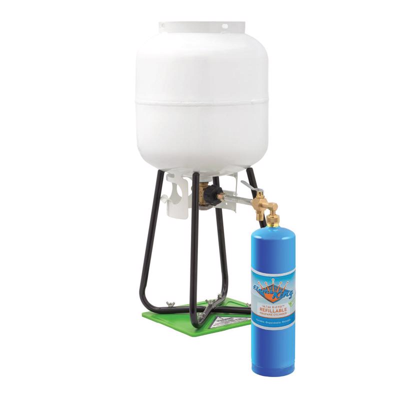 Flame King 14 in. L X 5 in. W 14.1 oz Propane Cylinder Steel 1 pc Propane