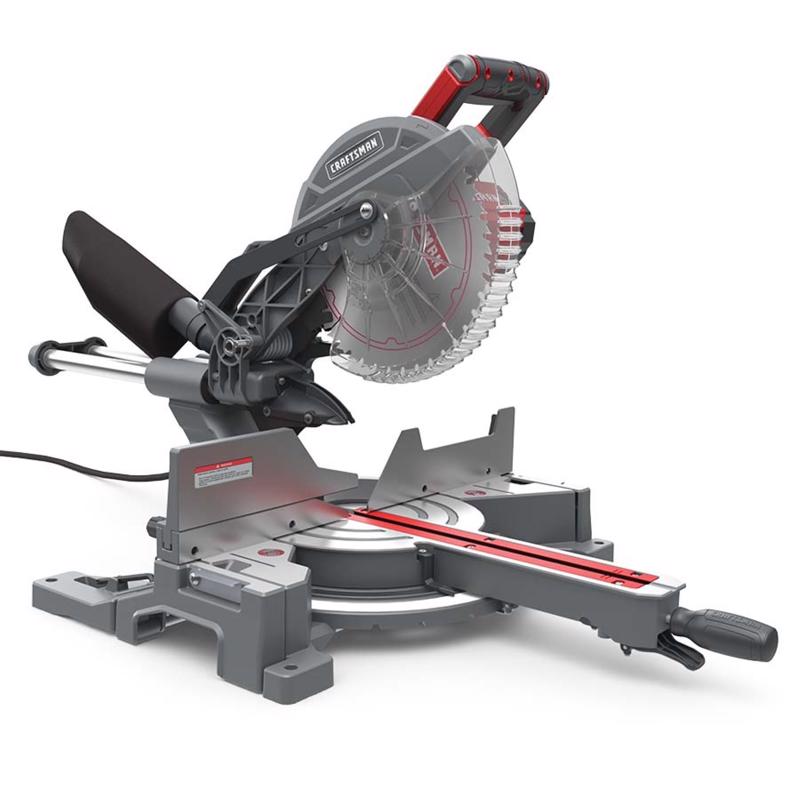 Craftsman 15 amps 10 in. Corded Sliding Miter Saw