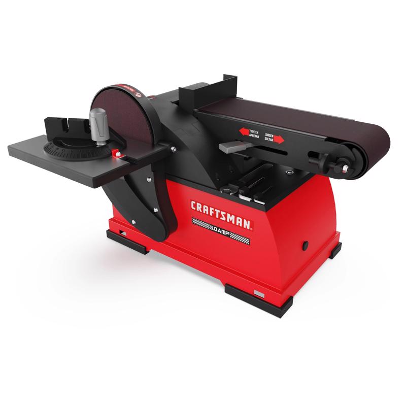 Craftsman 5 amps 4 in. W X 36 in. L Corded Bench Top Belt and Disc Sander