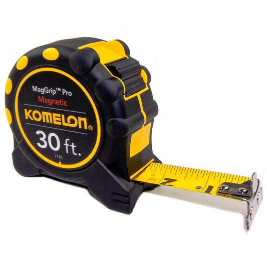 Komelon MagGrip Pro 30 ft. L X 1 in. W Magnetic Tape Measure 1 pk