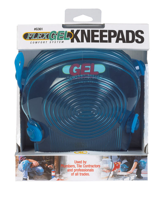 CLC 7.75 in. L X 5.25 in. W Gel Knee Pads Blue