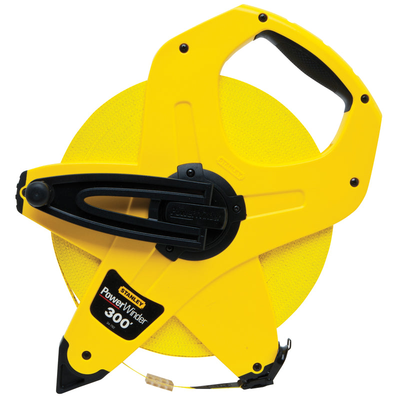 Stanley PowerWinder 300 ft. L X 0.5 in. W Long Tape Measure 1 pk