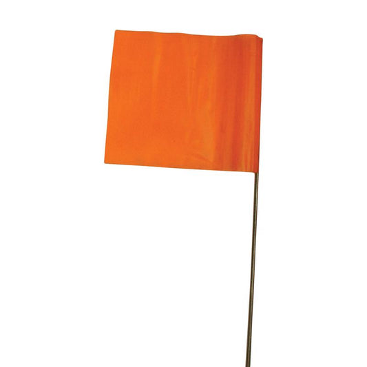 C.H. Hanson 36 in. Orange Marking Flags Polyvinyl 100 pk