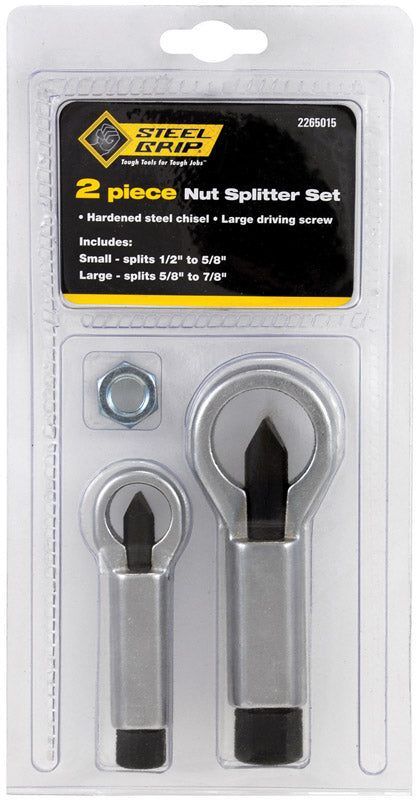 Steel Grip 1/2 in. Steel Nut Splitter Set 4-1/2 in. 2 pc