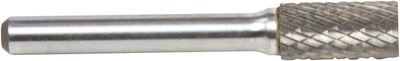 Forney 3/8 in. D X 2.5 in. L Cylinder Burr Tungsten Carbide 1 pc