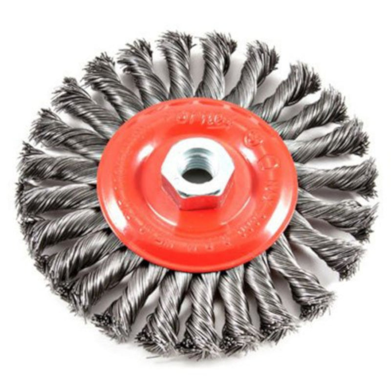 Forney 6 in. Crimped Wire Wheel Brush Metal 9000 rpm 1 pc