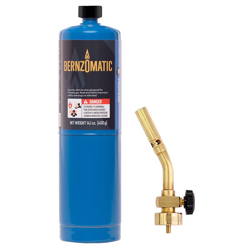 Bernzomatic 14.1 oz Classic Torch Kit Brass 2 pc Propane