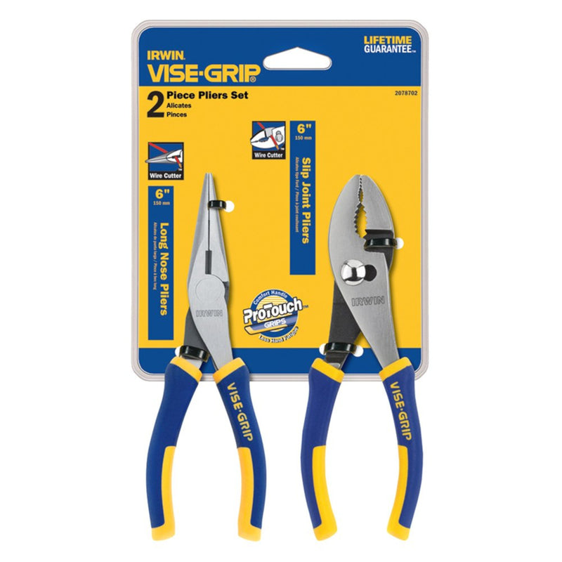 Irwin Vise-Grip 2 pc Alloy Steel Professional Pliers Set 6 in. L