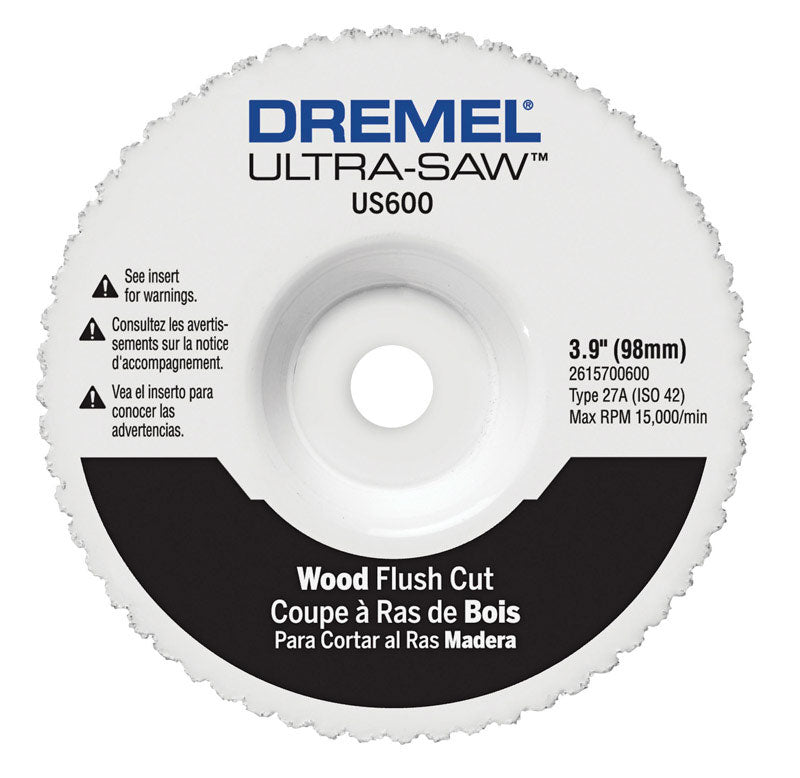 Dremel Ultra-Saw 3-7/8 in. Carbide Cutting Wheel 1 pk