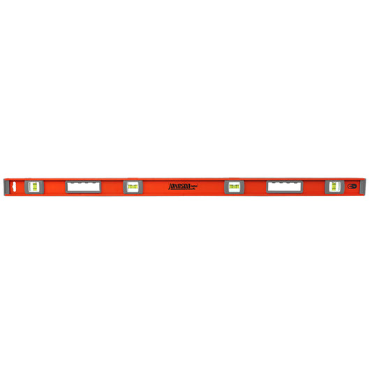 Johnson 48 in. Aluminum Magnetic I-Beam Level 4 vial