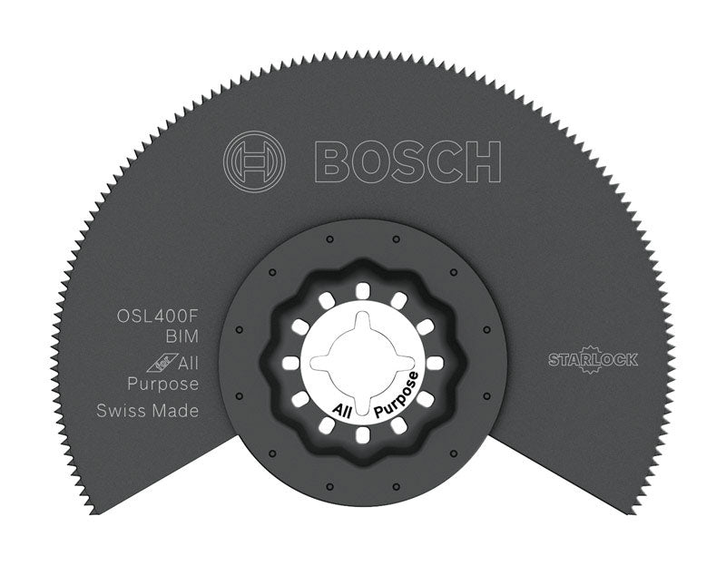 Bosch Starlock 4 in. X 4 in. L Bi-Metal Segment Blade 1 pk