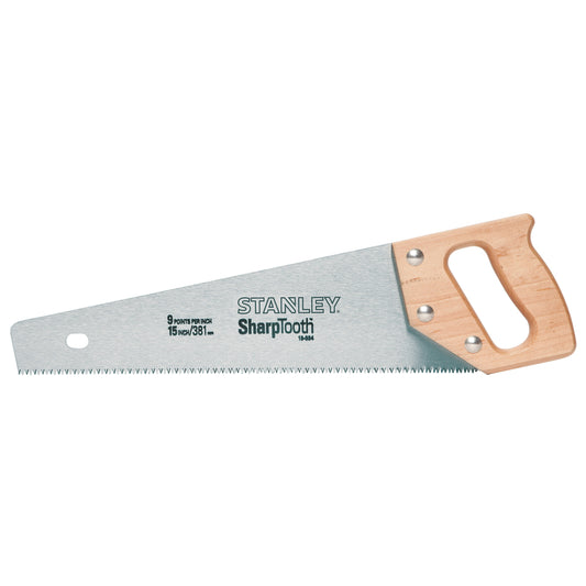 Stanley SharpTooth 15 in. Carbon Steel Specialty Hand Saw 9 TPI 1 pc