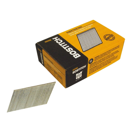 Bostitch 2-1/4 in. L X 15 Ga. Angled Strip Coated Finish Nails 3,655 pk