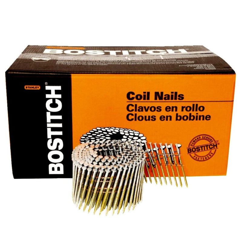 Bostitch 2-1/2 in. L X 13 Ga. Angled Coil Galvanized Nails 2,700 pk