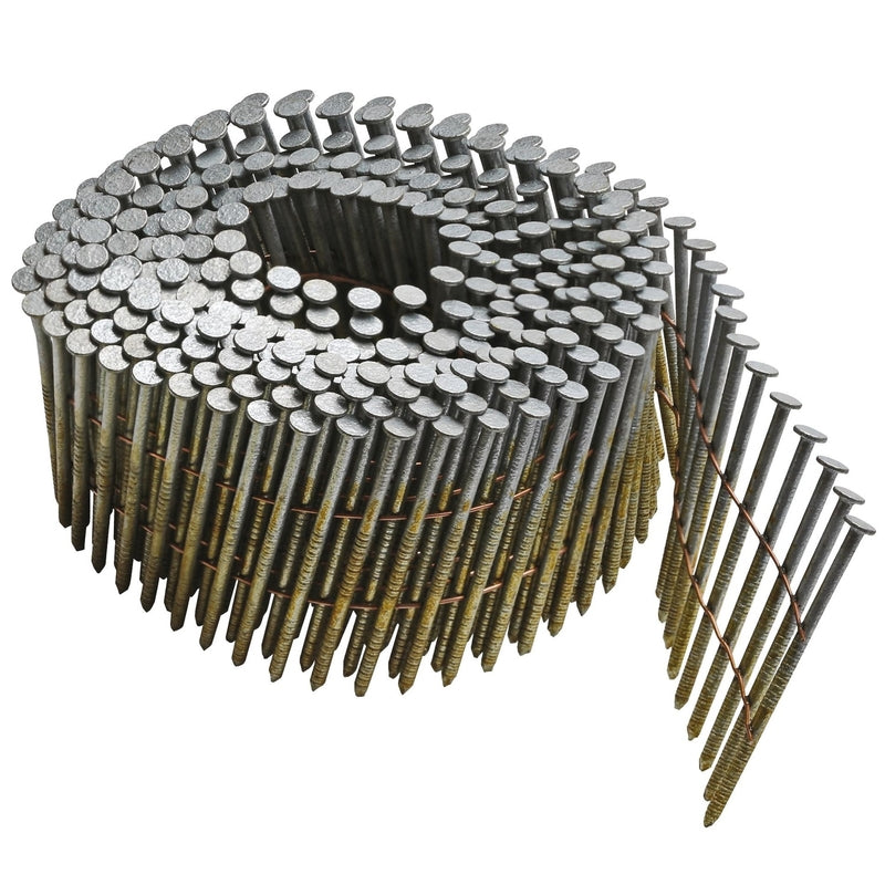 Bostitch 3 in. L X 11 Ga. Angled Coil Galvanized Framing Nails 15 deg 2,700 pk