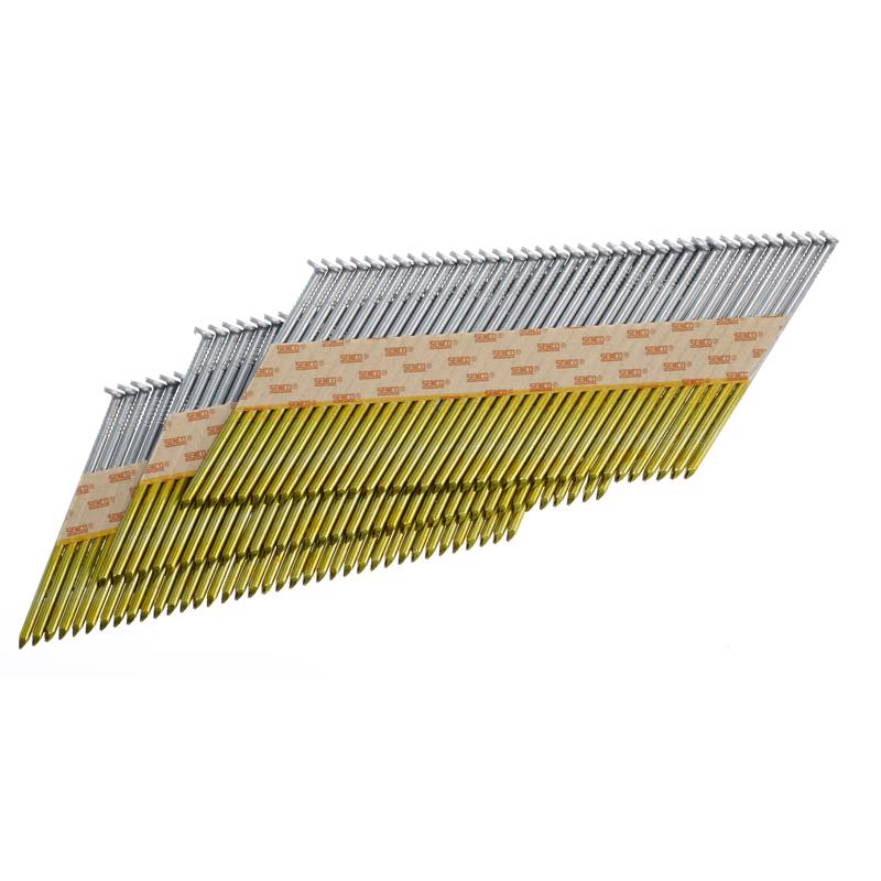 Senco ProHead 3-1/4 in. L X 16 Ga. Angled Strip Hot-Dip Galvanized Framing Nails 34 deg 2,500 pk