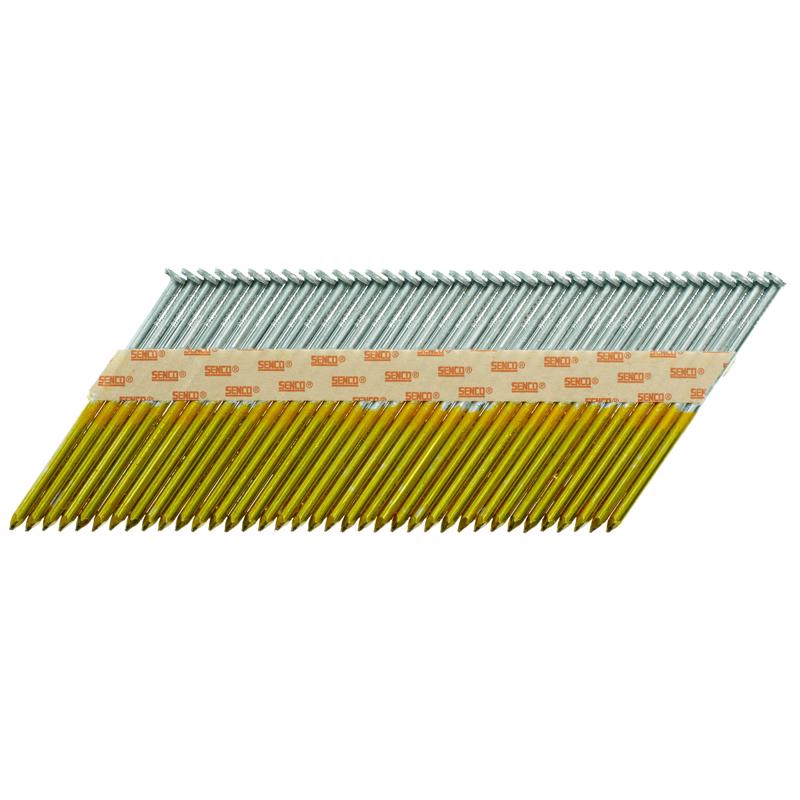 Senco 3 in. L X 16 Ga. Angled Strip Hot-Dip Galvanized Framing Nails 34 deg 2,500 pk