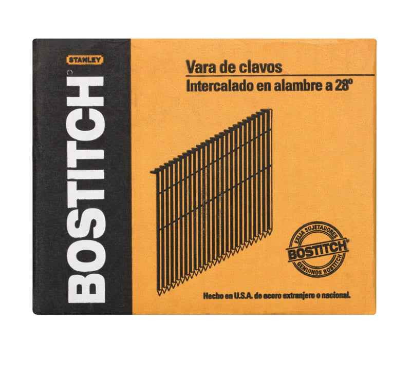 Bostitch 3-1/4 in. L Angled Strip Galvanized Framing Nails 28 deg 2000 pk