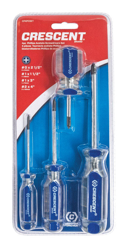 Crescent Phillips Screwdriver Set 4 pc