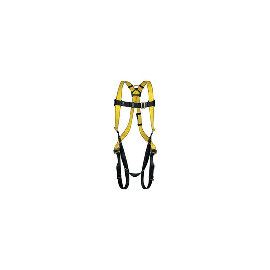 Safety Works Workman Qwik-Fit Unisex Polyester Safety Harness Yellow 1 pc