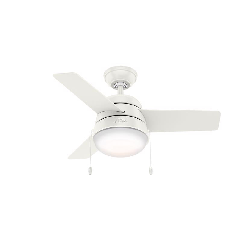 Hunter Aker 36 in. White LED Indoor Ceiling Fan