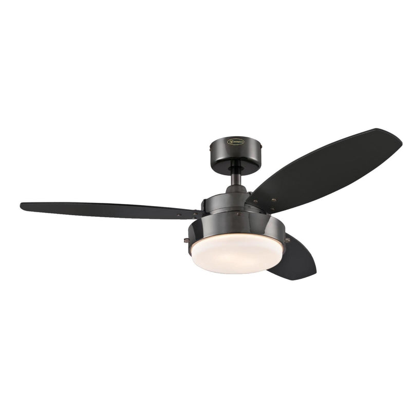 Westinghouse Alloy 42 in. Gun Metal Black LED Indoor Ceiling Fan