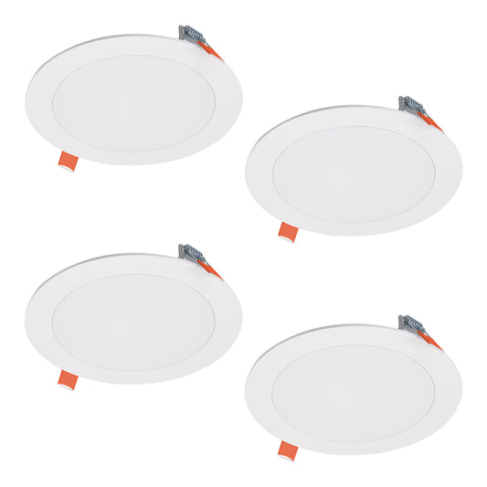 Halo HLB Lite Matte White 6 in. W LED Canless Recessed Downlight 12.6 W