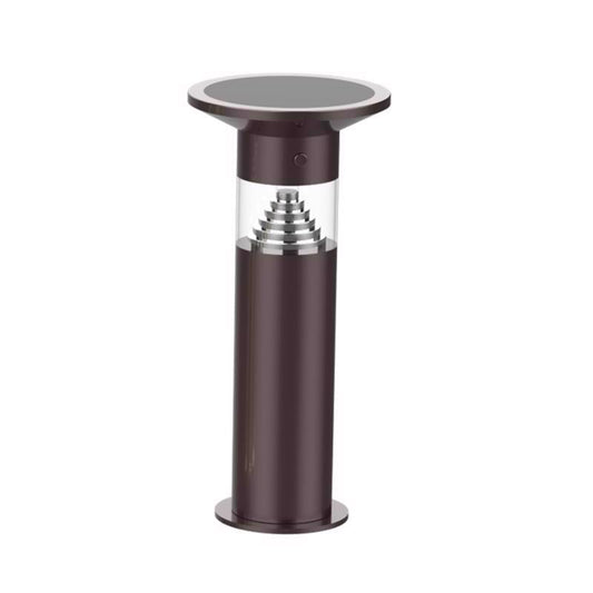 Feit OneSync Oil Rubbed Bronze Solar Powered 40 W LED Bollard Light 1 pk