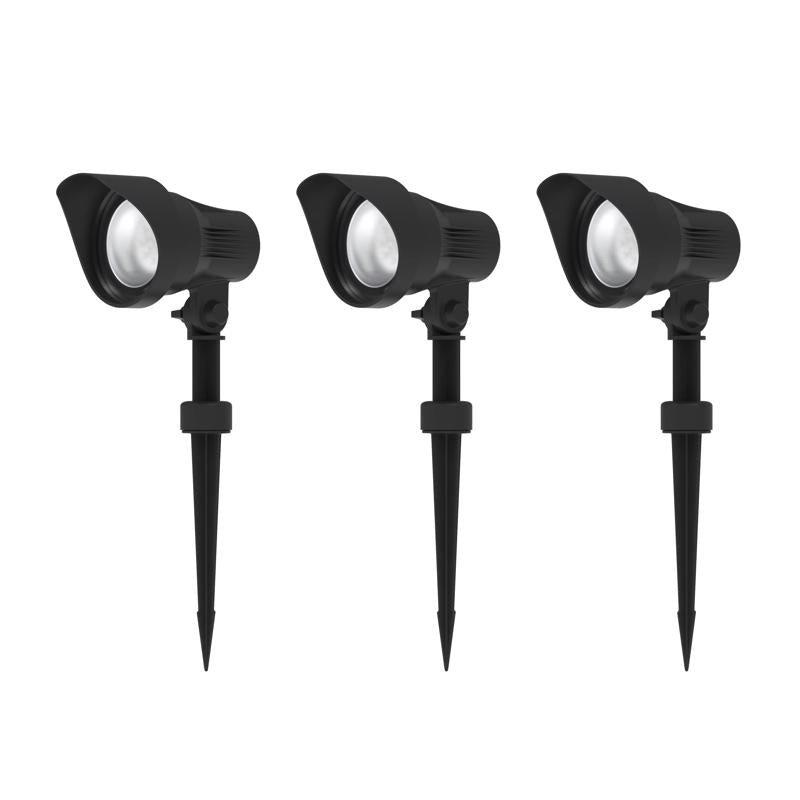 Living Accents Black Low Voltage 12 W LED Pathway Light 3 pk