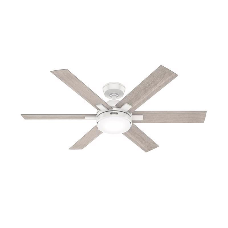 Hunter Georgetown 52 in. White LED Indoor Ceiling Fan