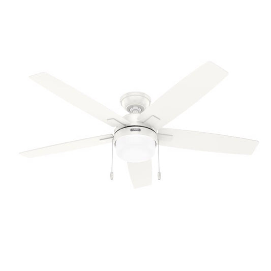 Hunter Anisten 52 in. White LED Indoor Ceiling Fan