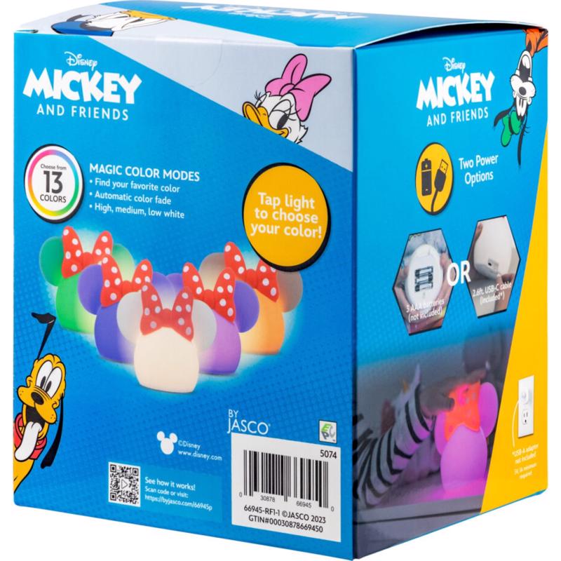 Disney Manual Battery Powered Minnie Mouse LED Night Light