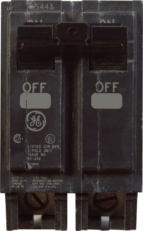 GE Q-Line 50 amps Standard 2-Pole Circuit Breaker