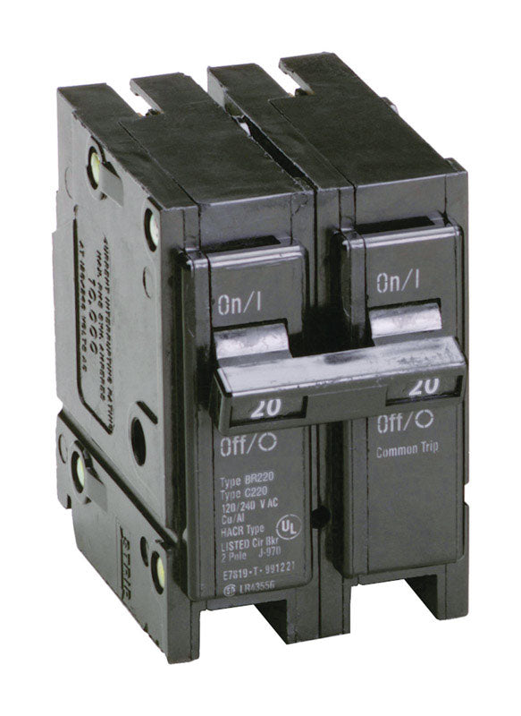 Eaton Cutler-Hammer 20 amps Plug In 2-Pole Circuit Breaker