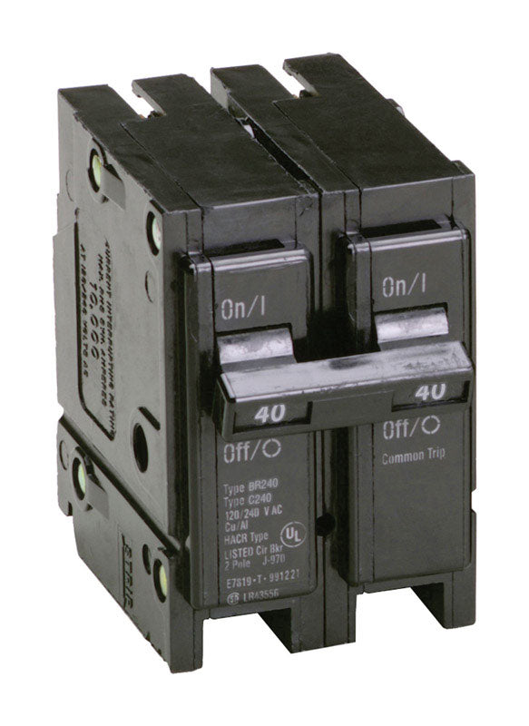 Eaton Cutler-Hammer 40 amps Plug In 2-Pole Circuit Breaker