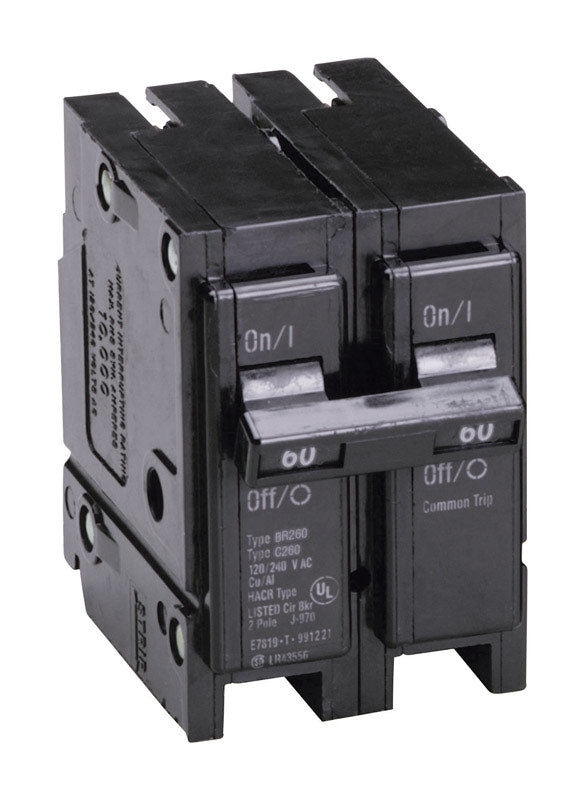 Eaton Cutler-Hammer 60 amps Plug In 2-Pole Circuit Breaker