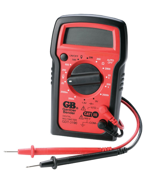 Gardner Bender 500/600 V Digital Multimeter 1 pk