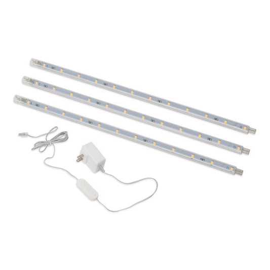 Amerelle 12 in. L White Plug-In LED Strip Light