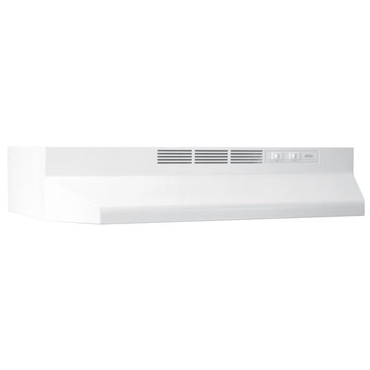 Broan-NuTone 41000 Series 30 in. W White Range Hood