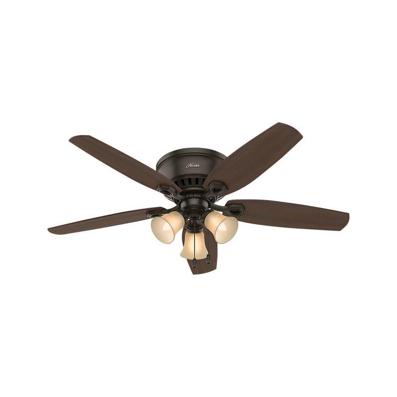 Hunter Builder 52 in. New Bronze Brown Incandescent Indoor Ceiling Fan