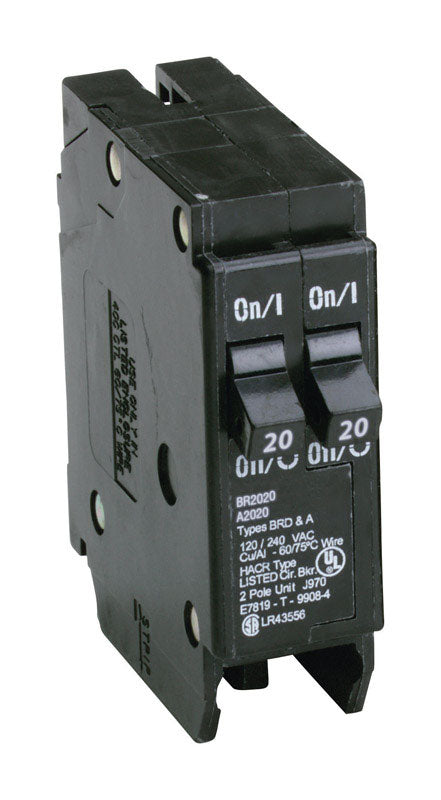 Eaton Cutler-Hammer 20/20 amps Tandem 2-Pole Circuit Breaker