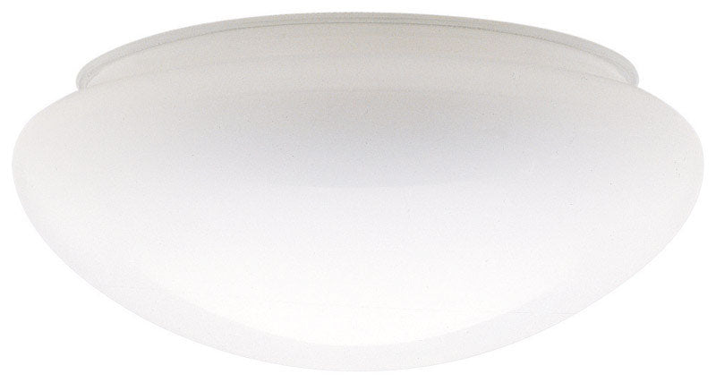 Westinghouse Mushroom White Glass Lamp Shade 1 pk