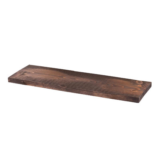 7-1/4 in. W X 24 in. D Brown Wood Shelf 1 pk