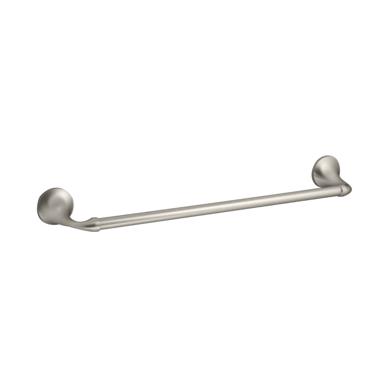 Kohler Elliston Brushed Nickel Silver Towel Bar 18 in. L Metal