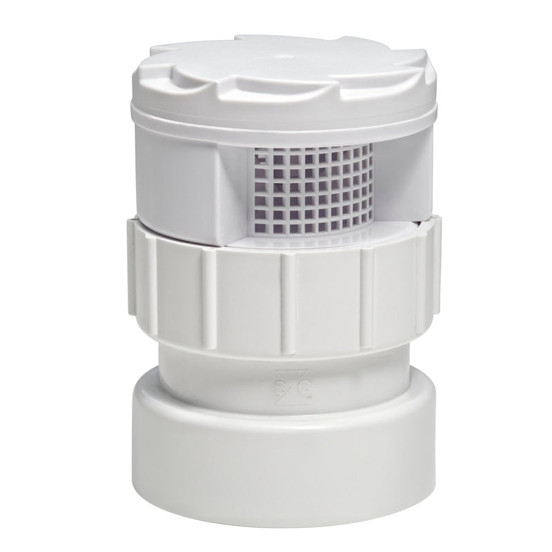 TurboVent 250 Series Schedule 40 1-1/2 in. Hub in. X 2 in. D Hub PVC Air Admittance Valve 1 pk