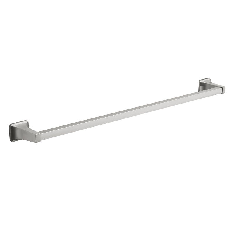 OakBrook Brushed Nickel Towel Bar 30 in. L Die Cast Zinc